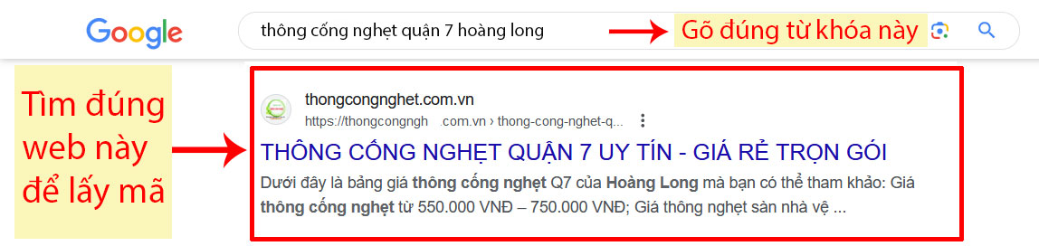 Thông cống nghẹt quận 7 Hoàng Long